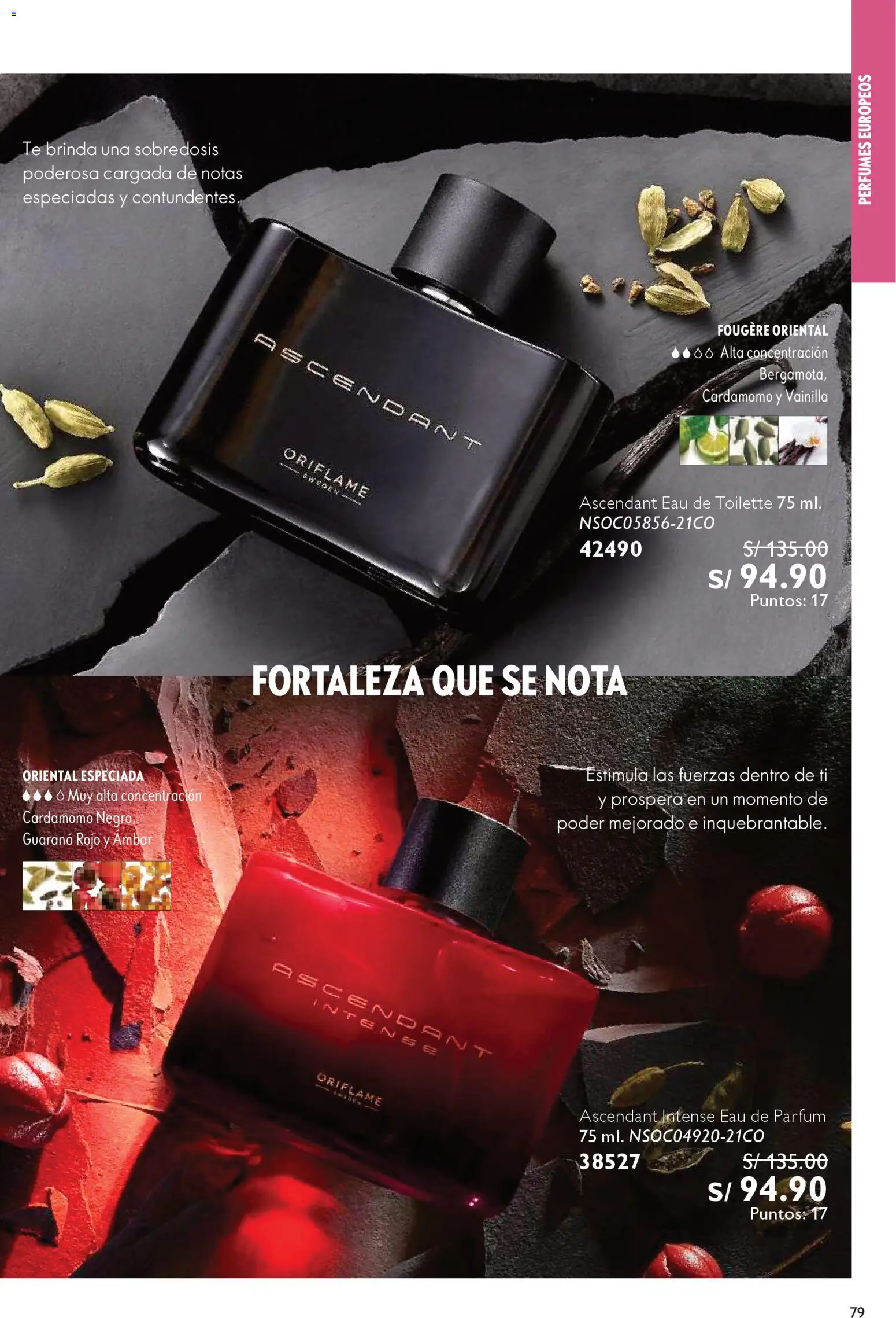 Catálogo Oriflame válido desde 15.11.2025 | Página: 79 | Productos: Té, EAU de Toilette