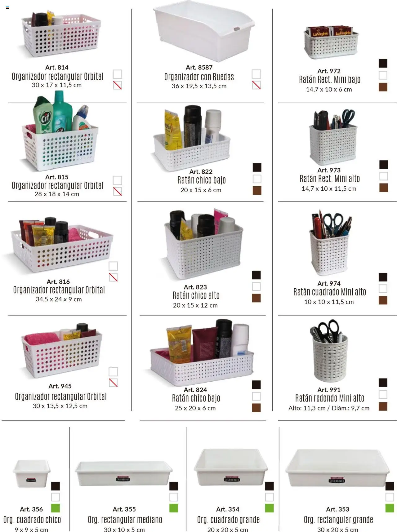 Colombraro - Catálogo Organizate │ válido desde el 12.09.2025 | Página: 4 | Productos: Organizador