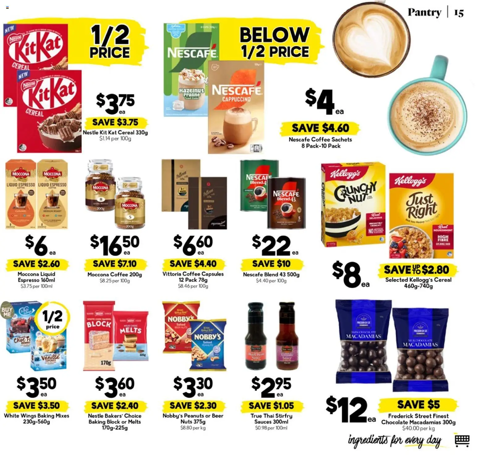 Drakes catalogue - valid from 18.03.2026 | Page: 15 | Products: Coffee, Peanuts, Nuts, Moccona