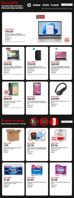 Preview of Staples weekly flyer / circulaire from shop Staples valid from 13.03.2026 | Page: 2