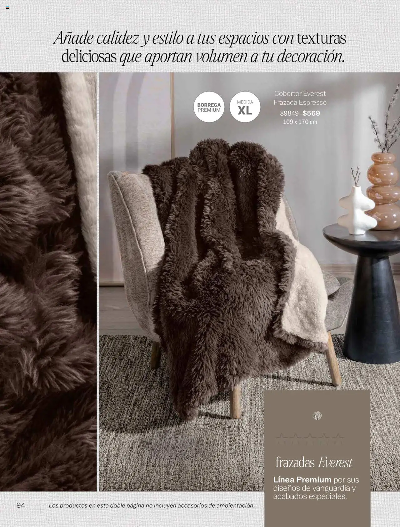 Nuevas ofertas de Vianney válidas en toda la República Mexicana desde el 15.08.2025. ¡Encuentra las mejores ofertas en Vianney - Catálogo Invierno! | Página: 96 | Productos: Cobertor