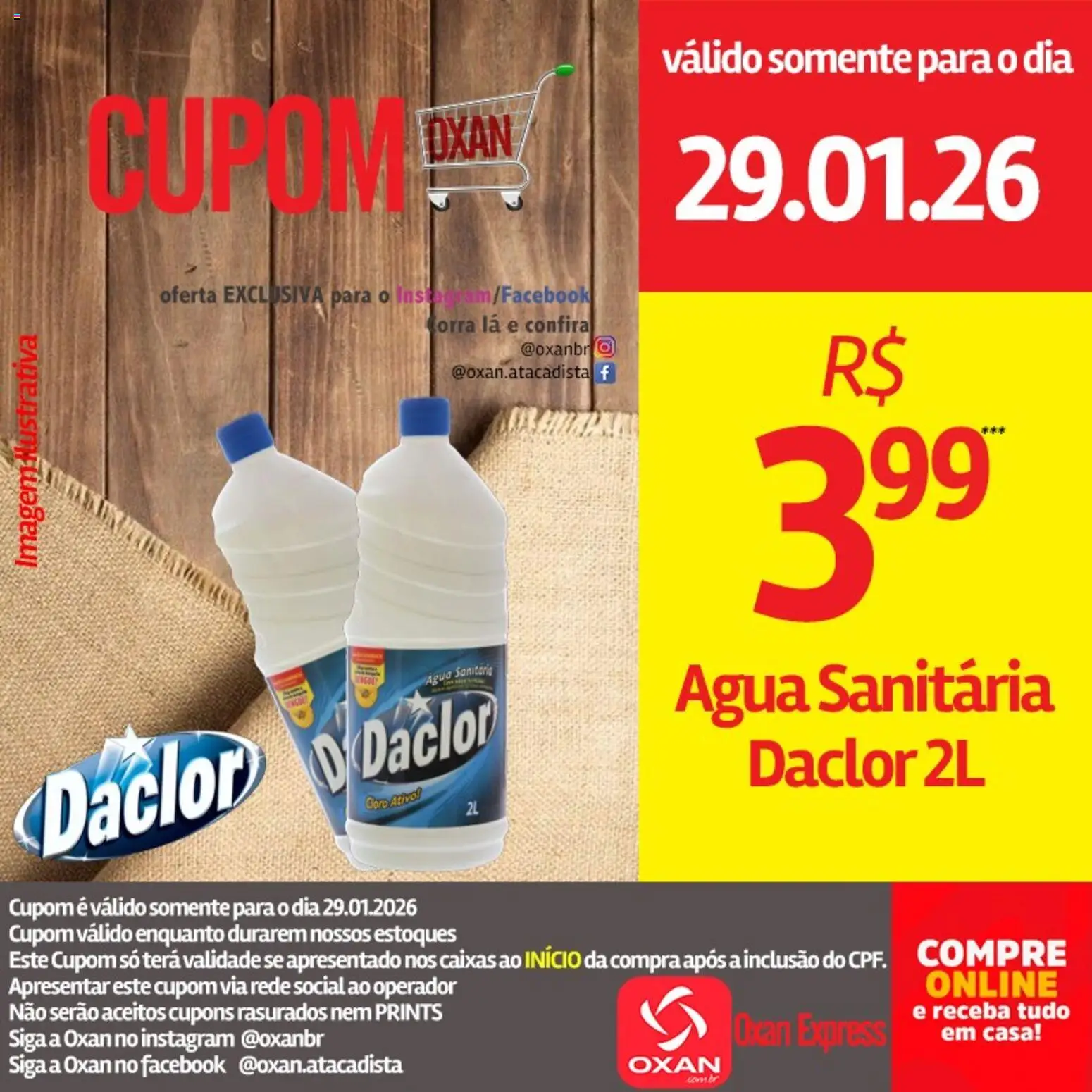 Oxan Atacadista Folheto - válido de 29.01.2026 | Página: 16 | Produtos: Água sanitária