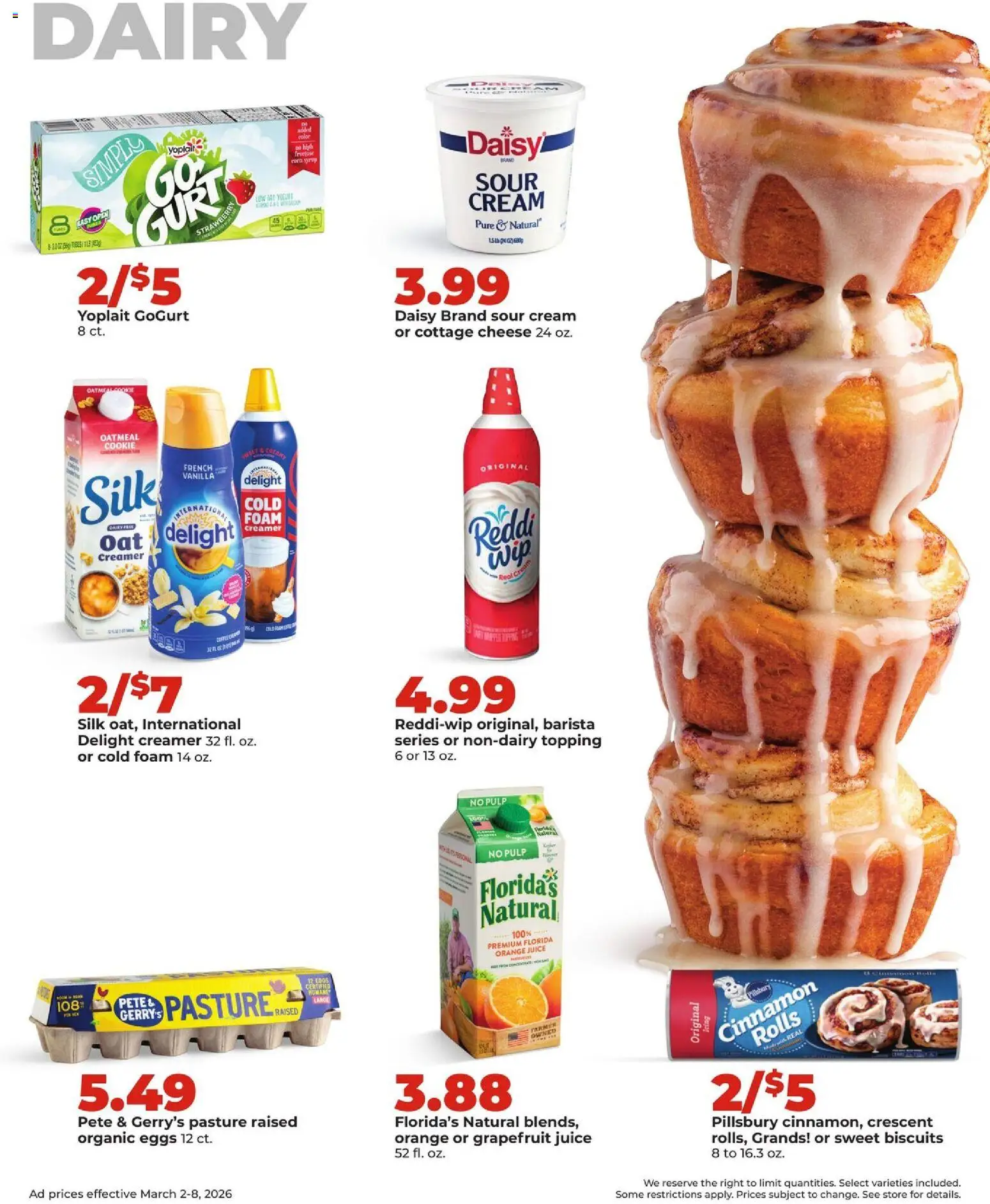 HyVee Weekly Ad - valid from 02.03.2026 | Page: 26 | Products: Corn, Cheese, Eggs, Cottage cheese