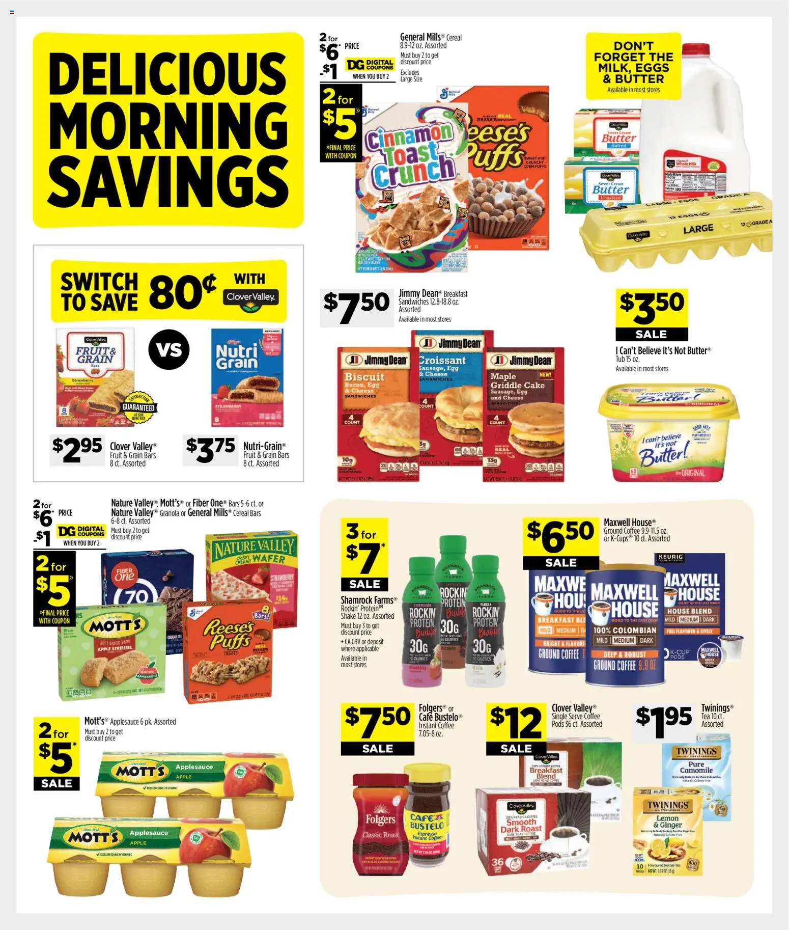 Dollar General Weekly Ad - valid from 11.01.2026 | Page: 5 | Products: Ginger, Eggs, Tea, Lemon
