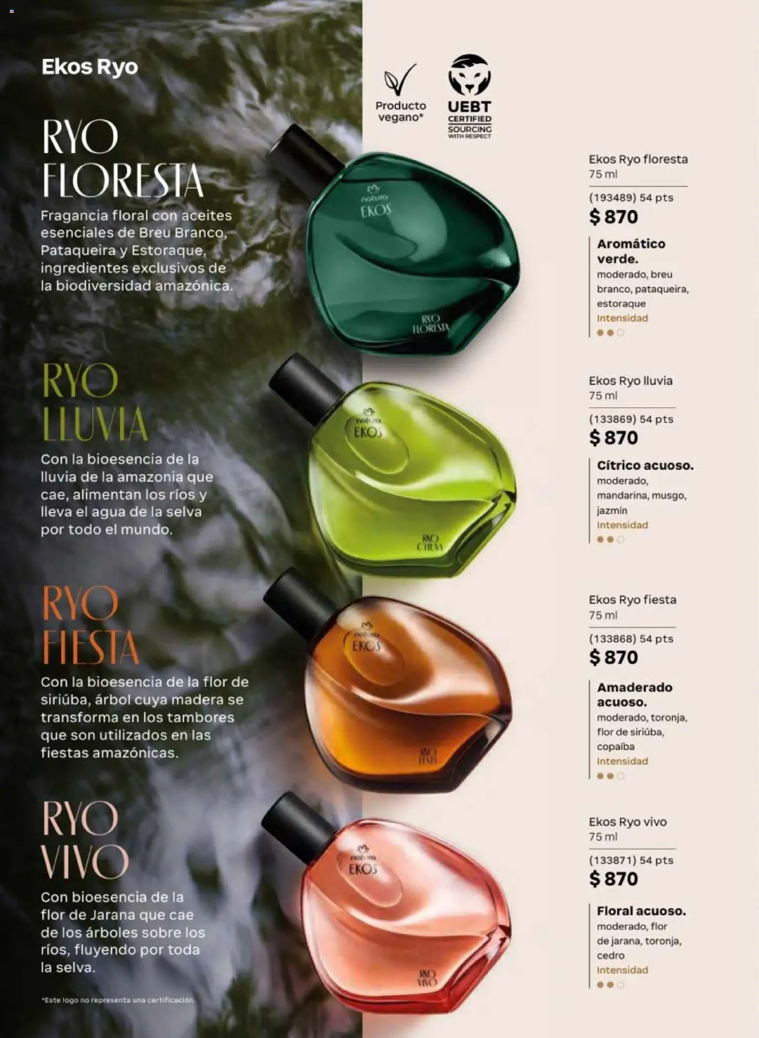 Nuevas ofertas de Natura válidas en toda la República Mexicana desde el 24.04.2026. ¡Encuentra las mejores ofertas en Natura campaña 7 2026! | Página: 44 | Productos: Agua, Fragancia, Sobre