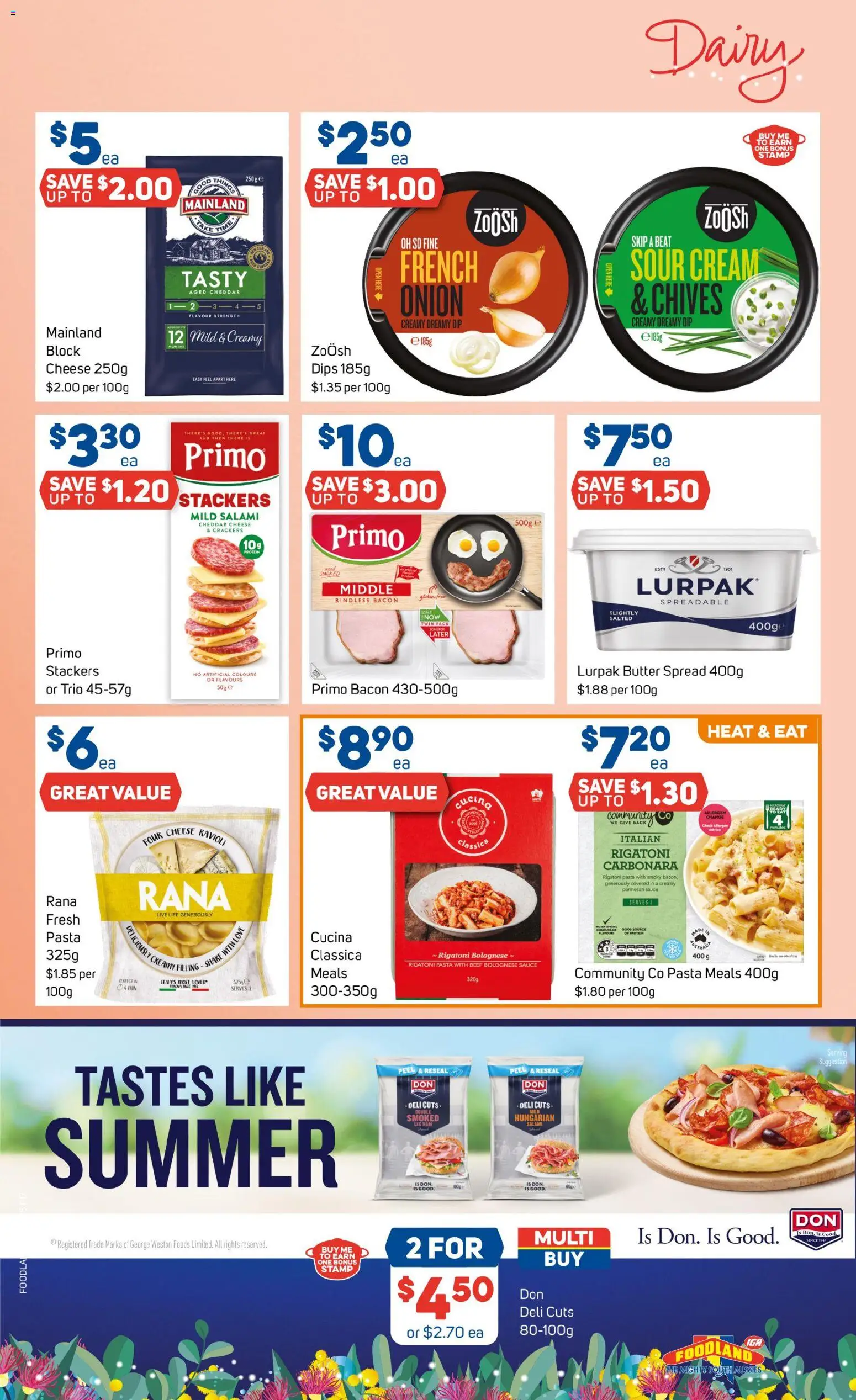 Foodland catalogue - valid from 19.11.2025 | Page: 17 | Products: Bacon, Cheese, Peel, Beef