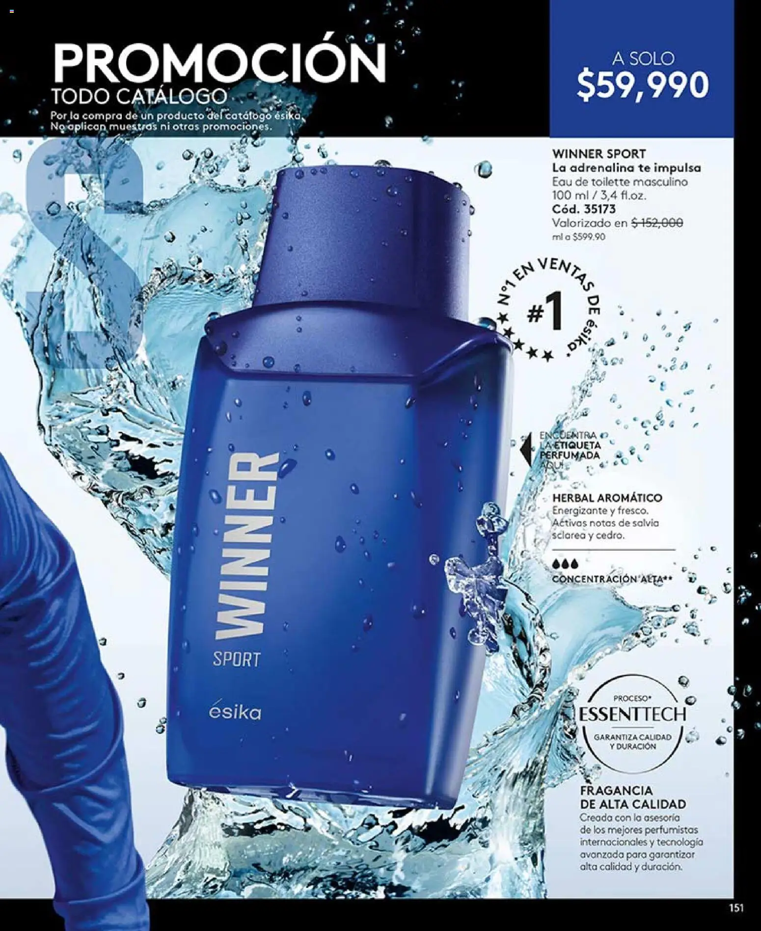 Ésika revista - valida desde el 03.04.2026 | Página: 151 | Productos: Té, Fragancia, Eau de toilette