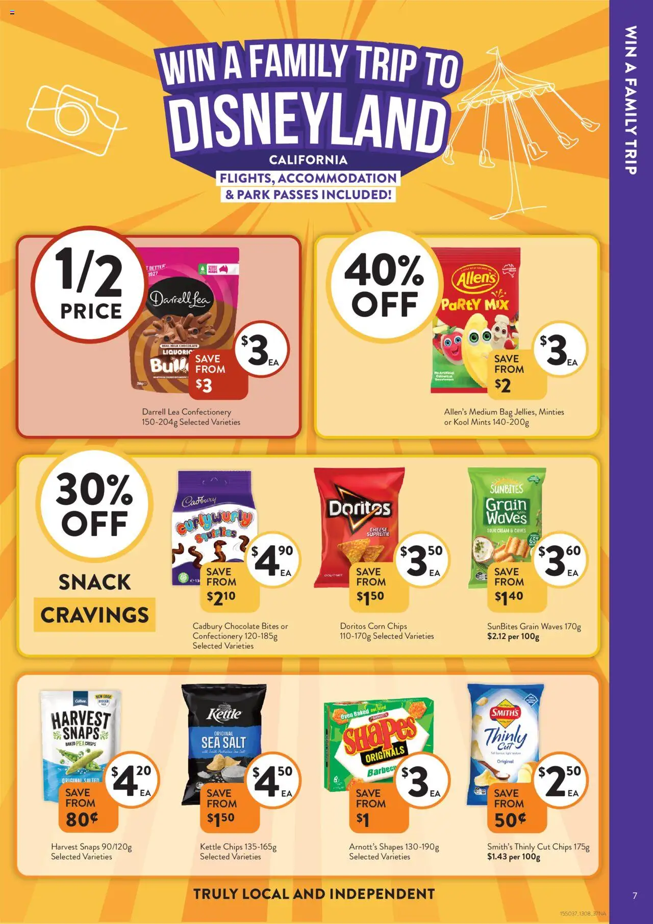 Foodworks catalogue - valid from 13.08.2025 | Page: 7 | Products: Chocolate, Chips, Cream, Salt