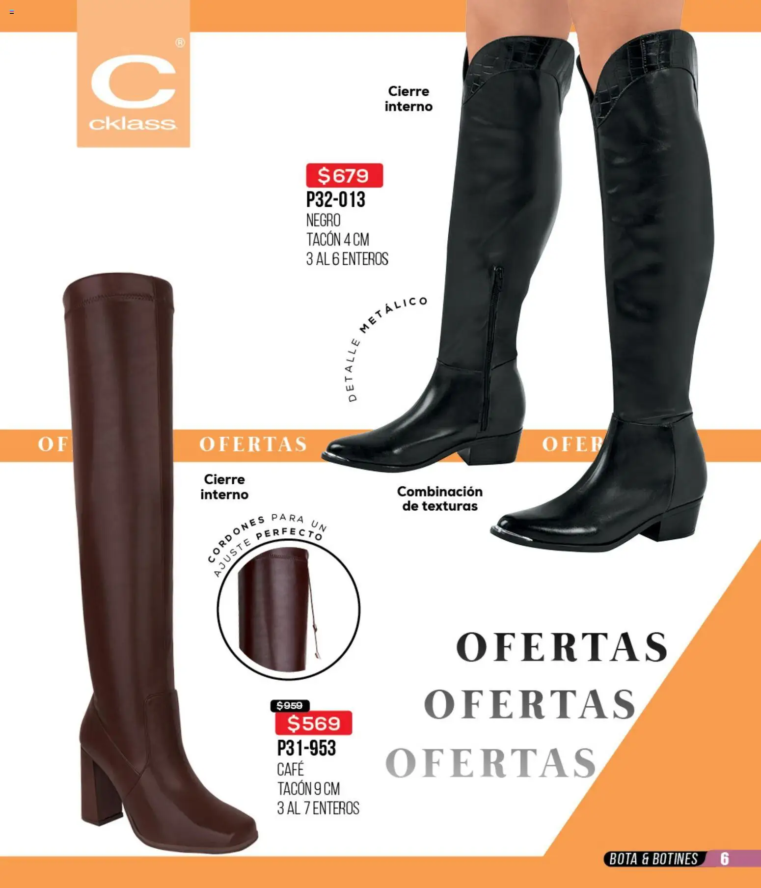 Nuevas ofertas de Cklass válidas en toda la República Mexicana desde el 12.01.2026. ¡Encuentra las mejores ofertas en Cklass catálogo Mega Ofertas Ropa! | Página: 170 | Productos: Café, Botines, Cordones