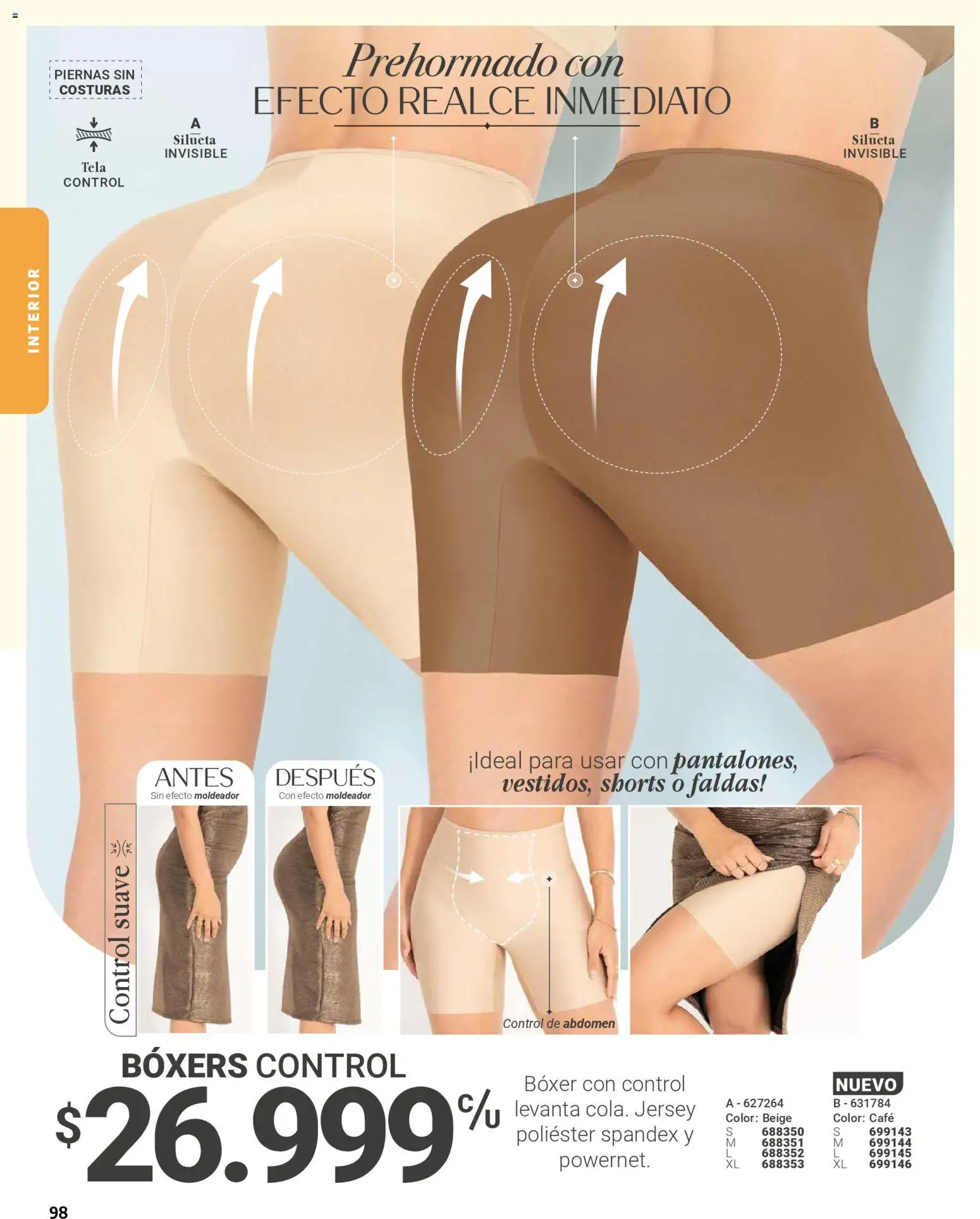 Carmel revista - valida desde el 01.01.2026 | Página: 98 | Productos: Boxers, Faldas, Café