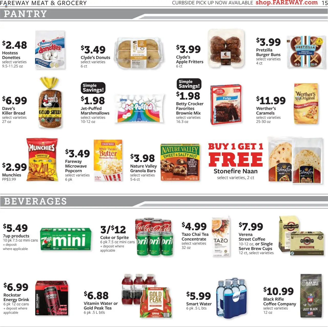 Fareway Weekly Ad - valid from 08.09.2025 | Page: 15 | Products: Vitamin, Cheese, Tea, Rifle