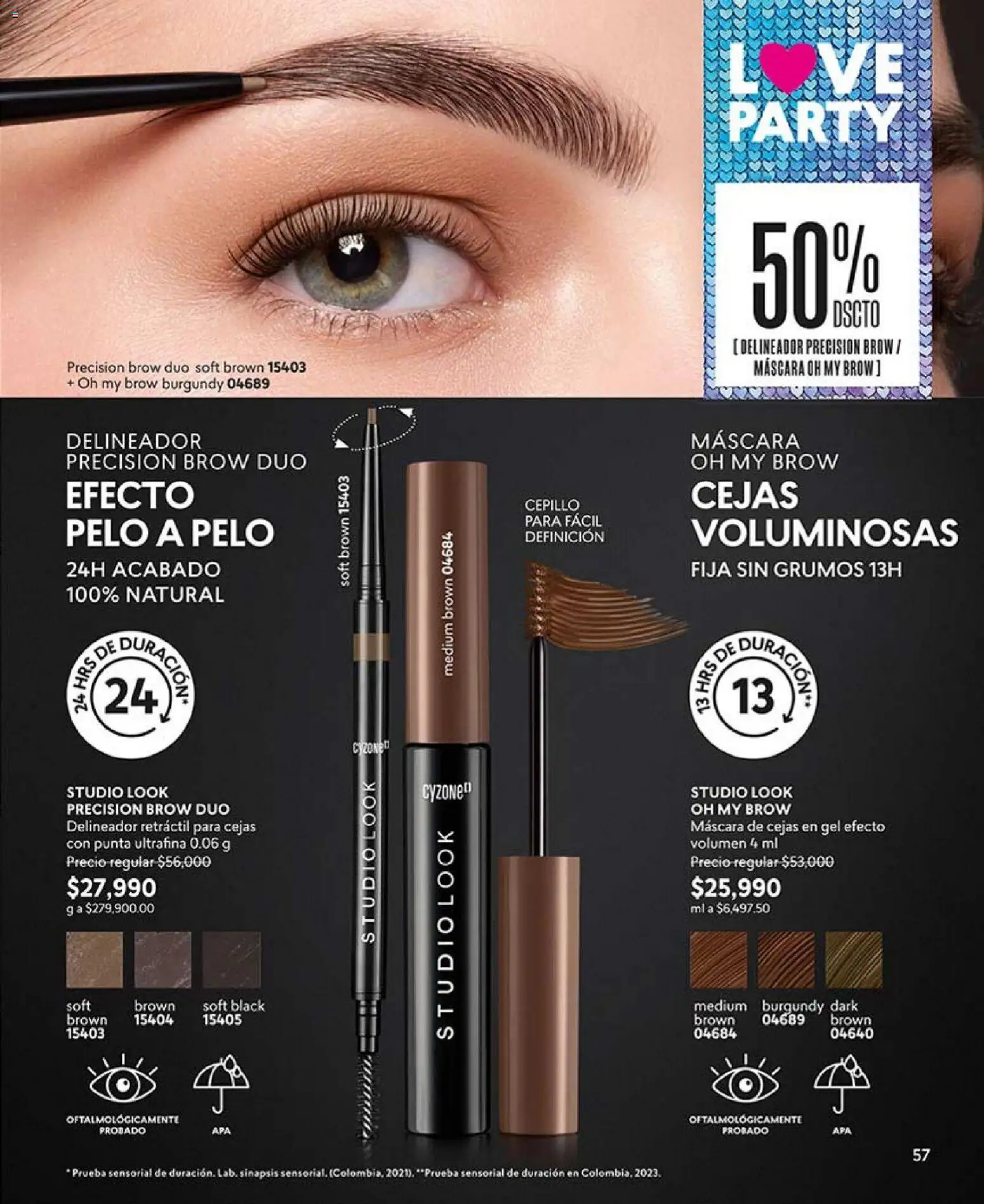 CyZone revista - valida desde el 01.03.2026 | Página: 56 | Productos: Cepillo, Máscara, Delineador