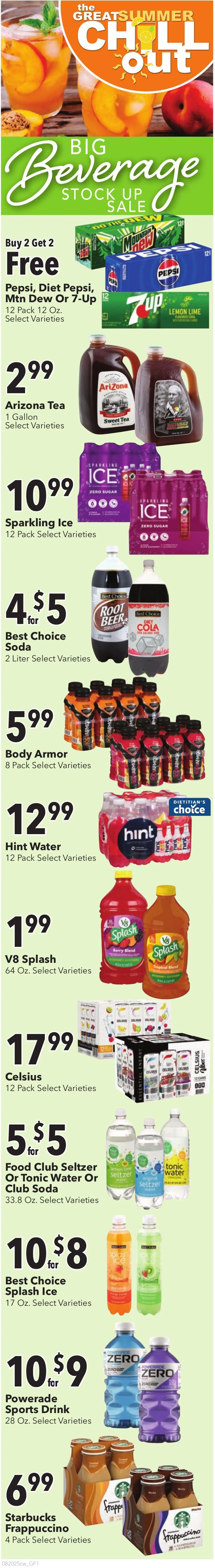 Cash Wise Weekly Ad - valid from 20.08.2025 | Page: 3 | Products: Beer, Tea, Lemon, Lime