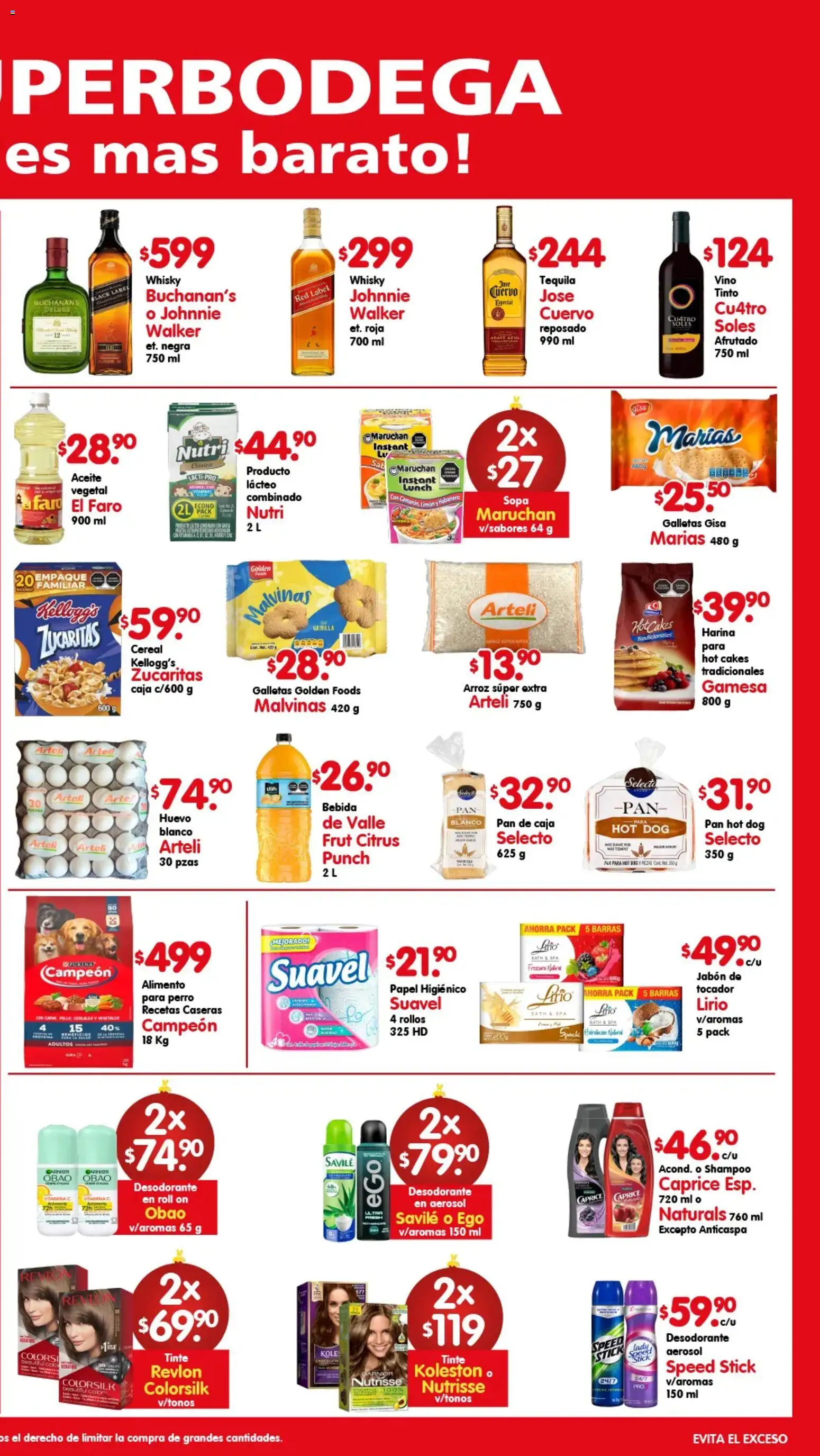 Nuevas ofertas de Arteli válidas en toda la República Mexicana desde el 10.12.2025. ¡Encuentra las mejores ofertas en Arteli folleto Aká Superbodega! | Página: 2 | Productos: Sopa, Huevo, Aceite, Caja