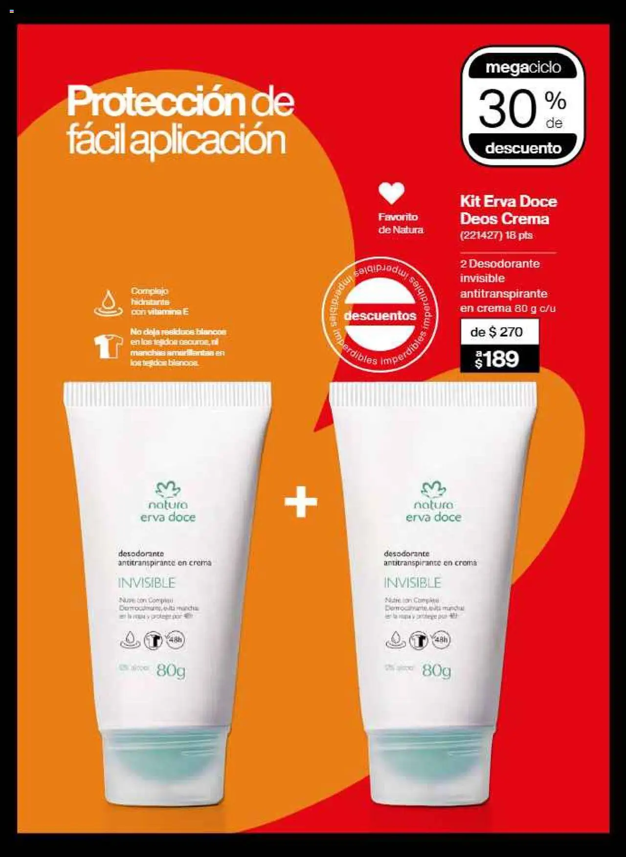 Nuevas ofertas de Natura válidas en toda la República Mexicana desde el 12.10.2025. ¡Encuentra las mejores ofertas en Natura - Campaña 16 2025! | Página: 150 | Productos: Desodorante, Antitranspirante, Crema