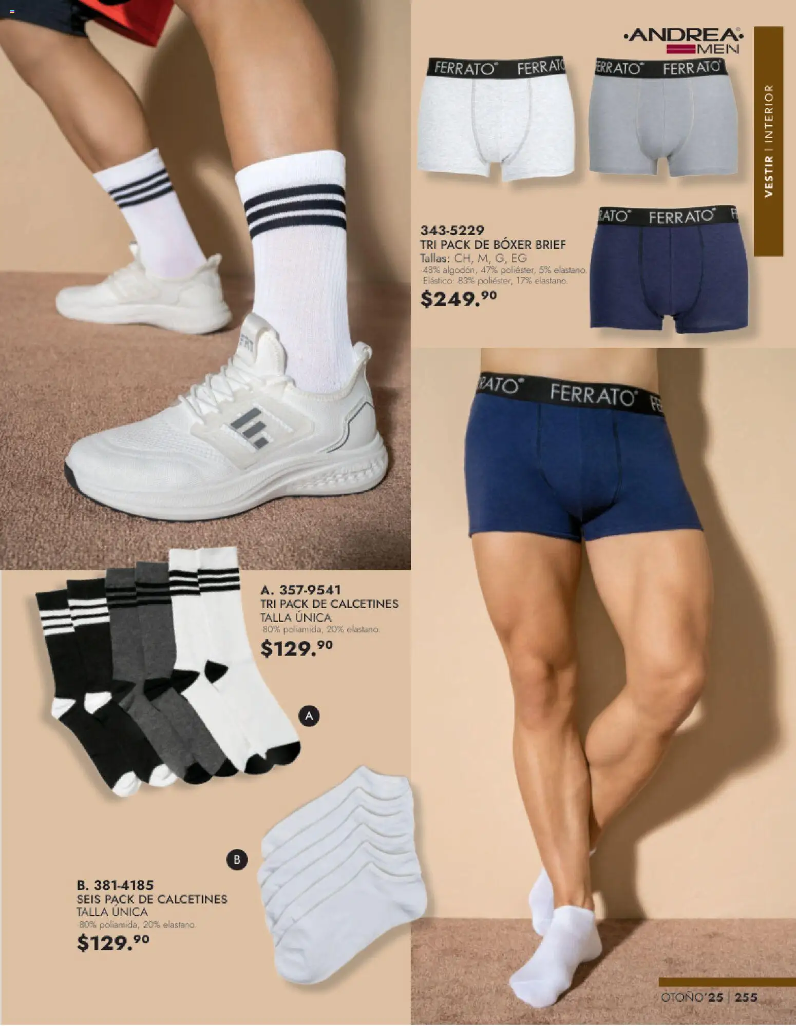 Nuevas ofertas de Andrea válidas en toda la República Mexicana desde el 26.11.2025. ¡Encuentra las mejores ofertas en Andrea catálogo Vestir Caballero otoño! | Página: 93