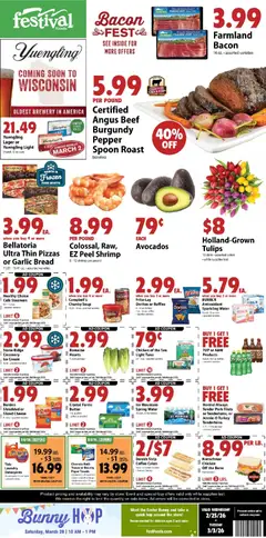 Preview of Festival Foods weekly ads valid from 25.02.2026
