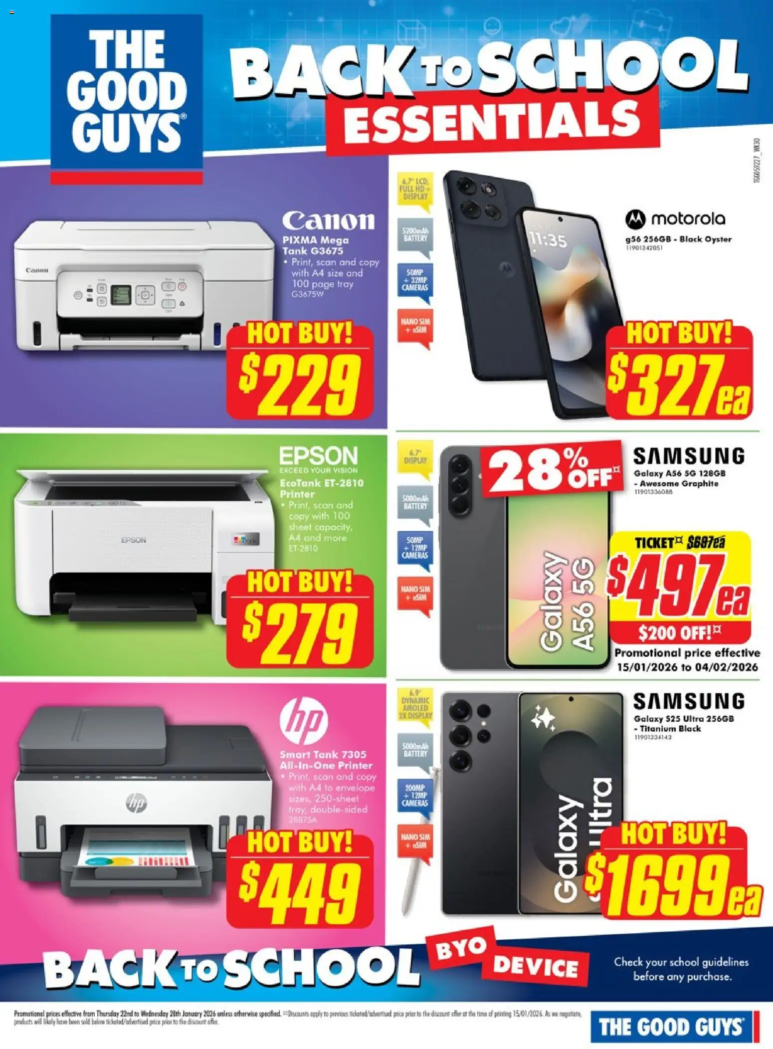 The Good Guys catalogue - valid from 21.01.2026 | Page: 6 | Products: Battery, Device, Printer, Nano