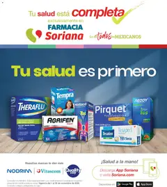 Vista previa de Soriana - Folleto Farmacia Soriana Noviembre Mercado Nacional, nuevo folleto de la tienda, válido en México a partir del 01.11.2025