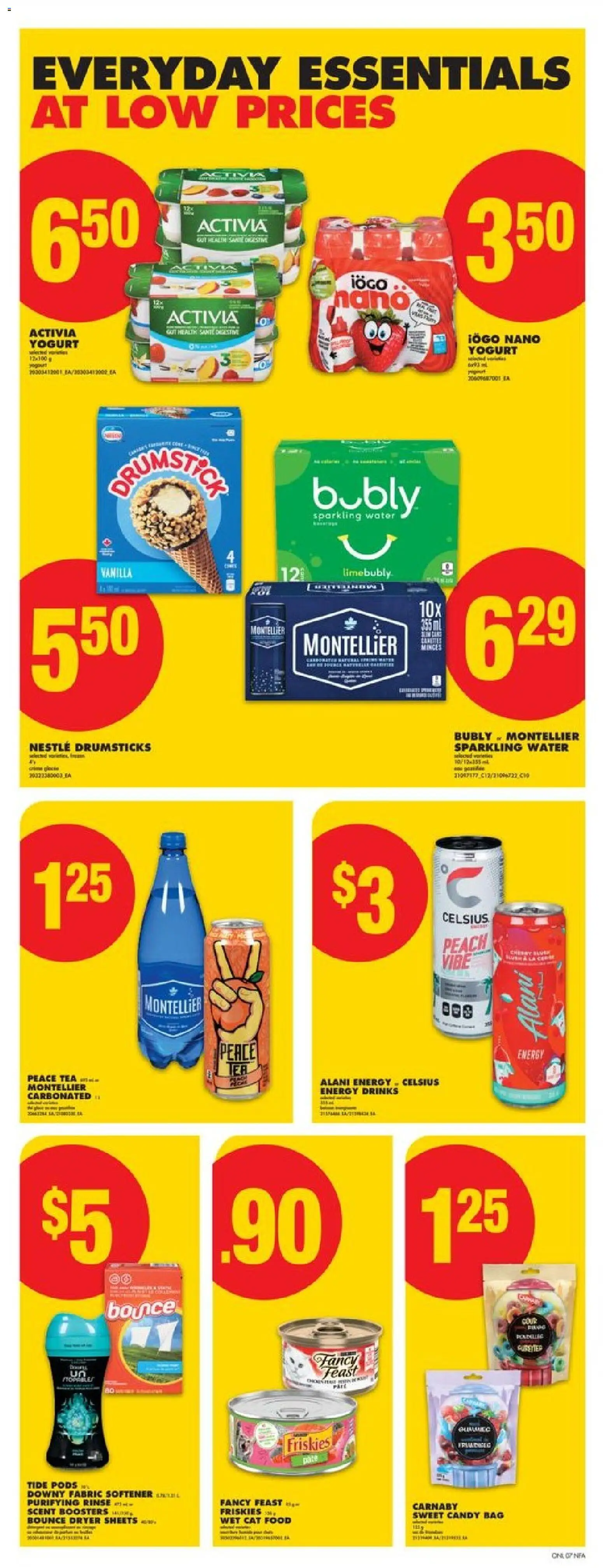 No Frills flyer valid from 30.10.2025 | Page: 12 | Products: Cream, Bag, Dryer, Yogurt