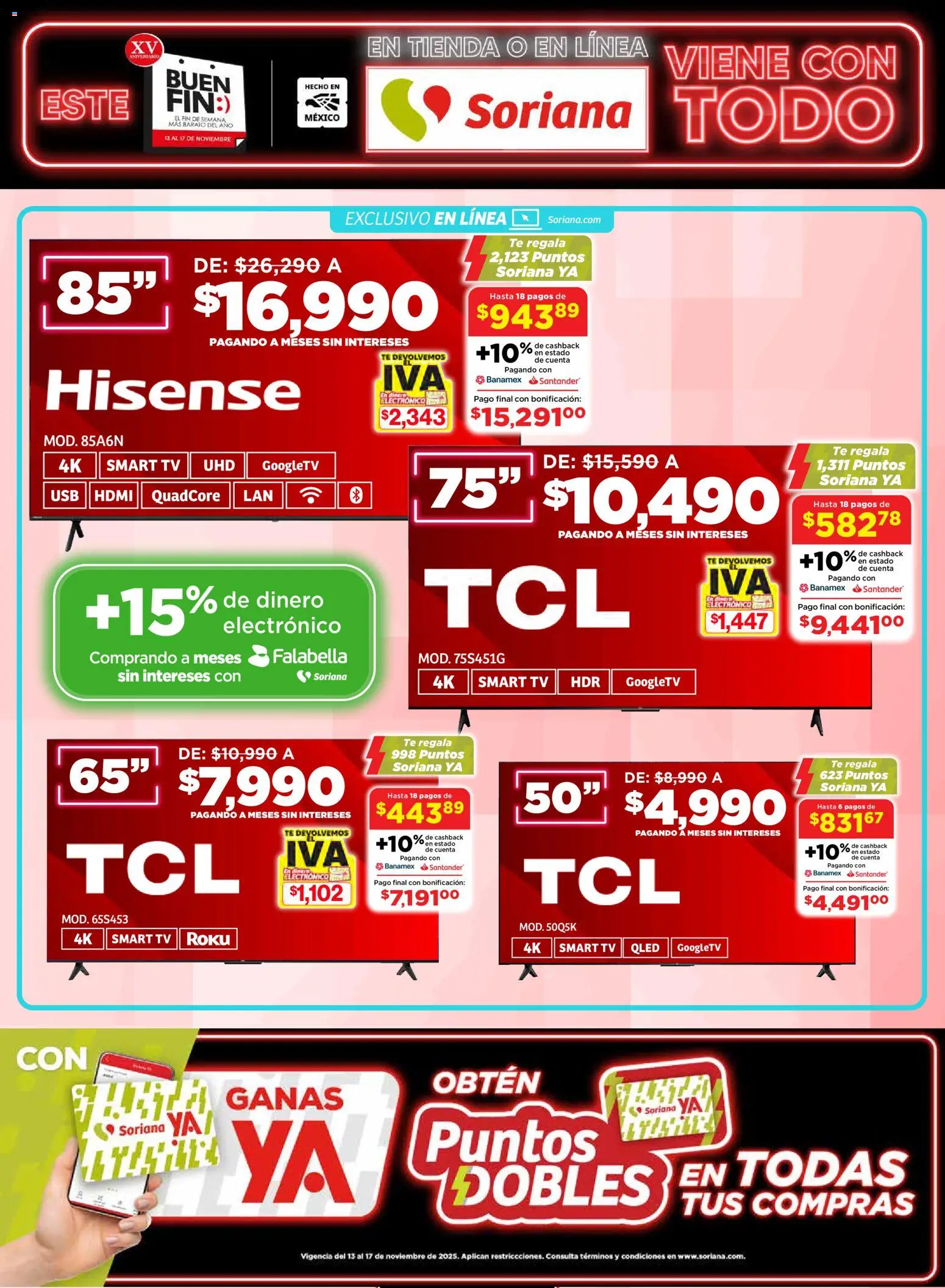 Nuevas ofertas de Soriana válidas en toda la República Mexicana desde el 13.11.2025. ¡Encuentra las mejores ofertas en Soriana Buen Fin ! | Página: 4 | Productos: Té