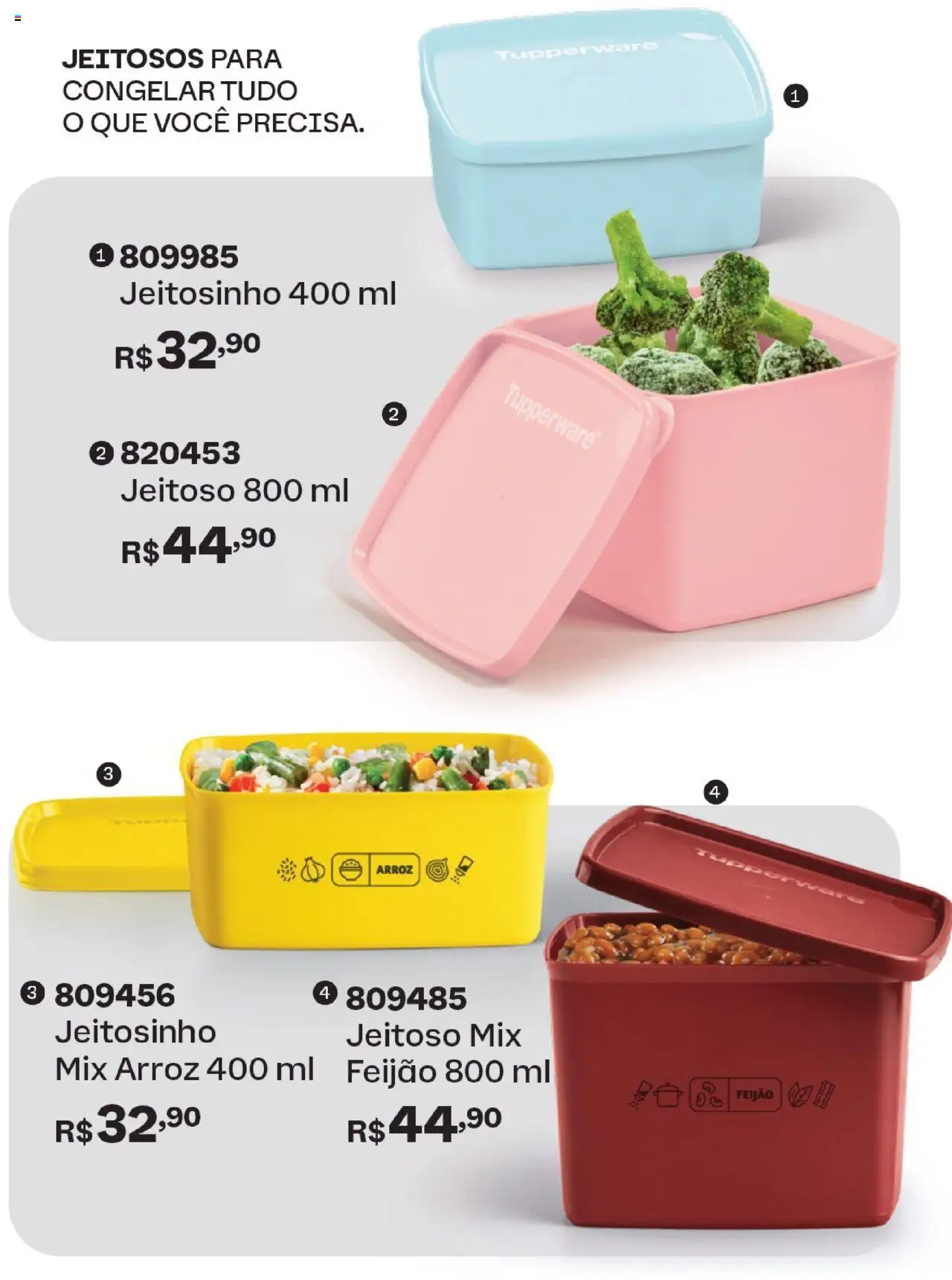 Tupperware Folheto - válido de 01.10.2025 | Página: 74 | Produtos: Feijão, Arroz