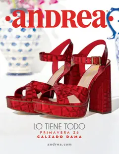 Vista previa de Andrea catálogo Calzado Dama, nuevo folleto de la tienda, válido en México a partir del 25.01.2026
