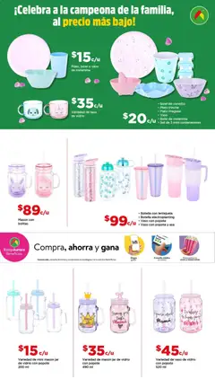 Vista previa de Bodega Aurrerá folleto Día de las Madres, nuevo folleto de la tienda, válido en México a partir del 13.04.2026 | Página: 4 | Productos: Taza, Botella, Bowl