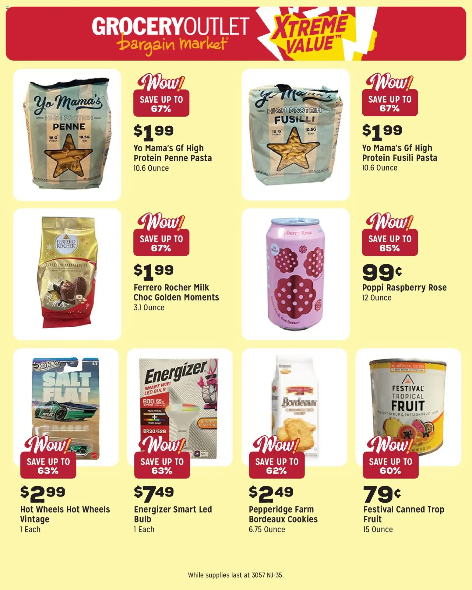 Grocery Outlet Weekly Ad - NJ - valid from 11.03.2026 | Page: 10 | Products: Milk, Juice, Pasta, Cookies