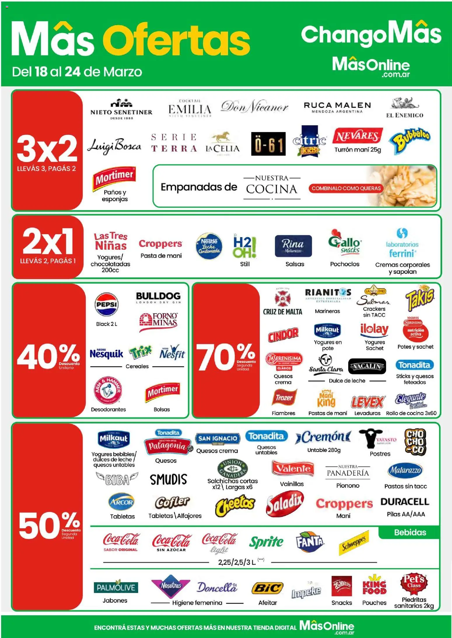 Punto Mayorista catálogo │ válido desde el 18.03.2026 | Página: 2 | Productos: Panadería, Dulce de leche, Pionono, Turrón