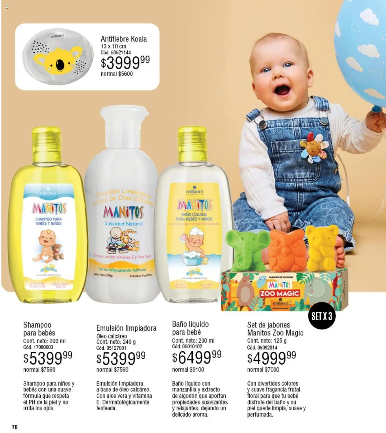 Millanel catálogo │ válido desde el 18.08.2025 | Página: 78 | Productos: Algodón, Baño, Fragancia, Emulsión