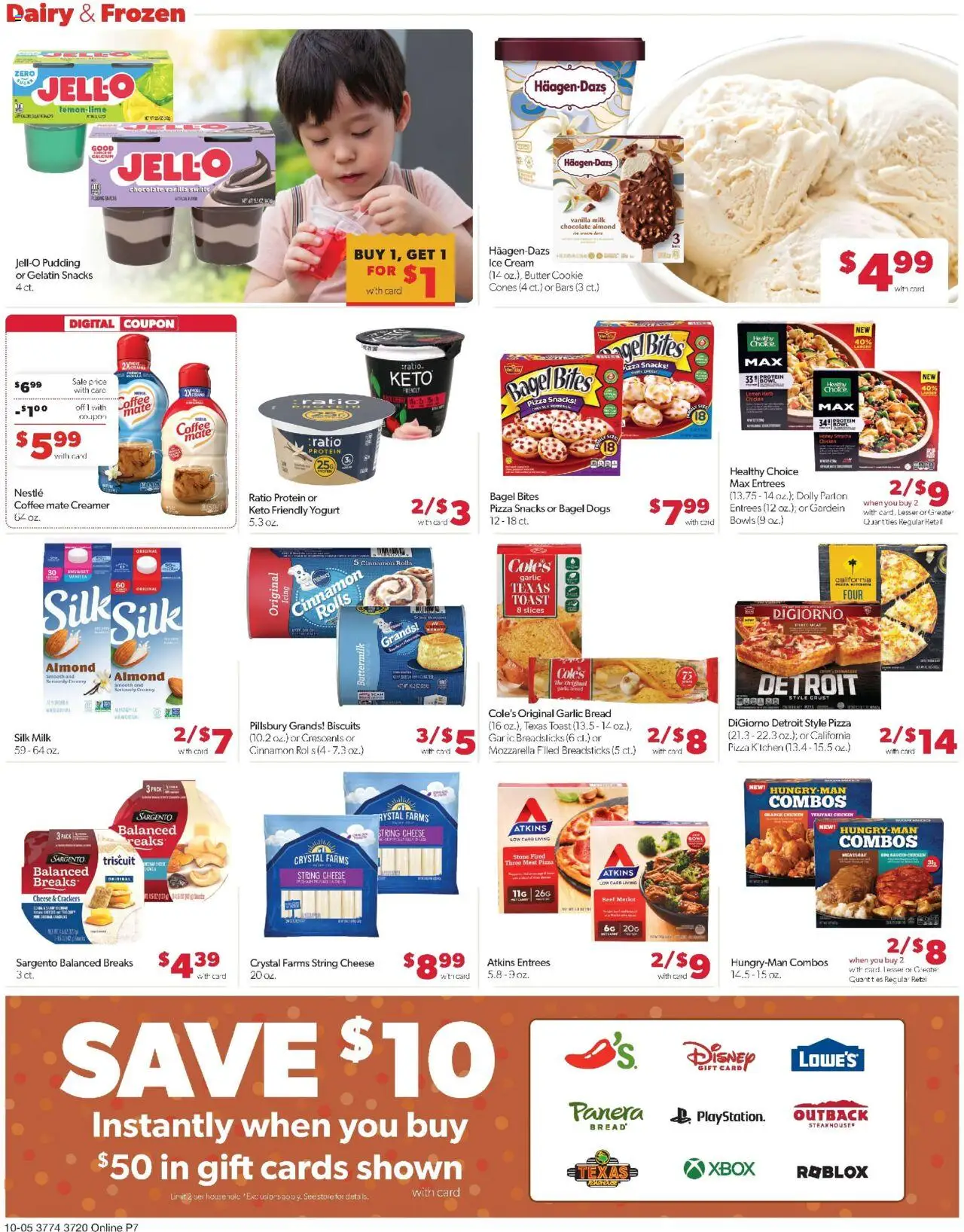 Family Fare Weekly Ad - IA - valid from 05.10.2025 | Page: 14 | Products: Milk, Cheese, Beef, Garlic