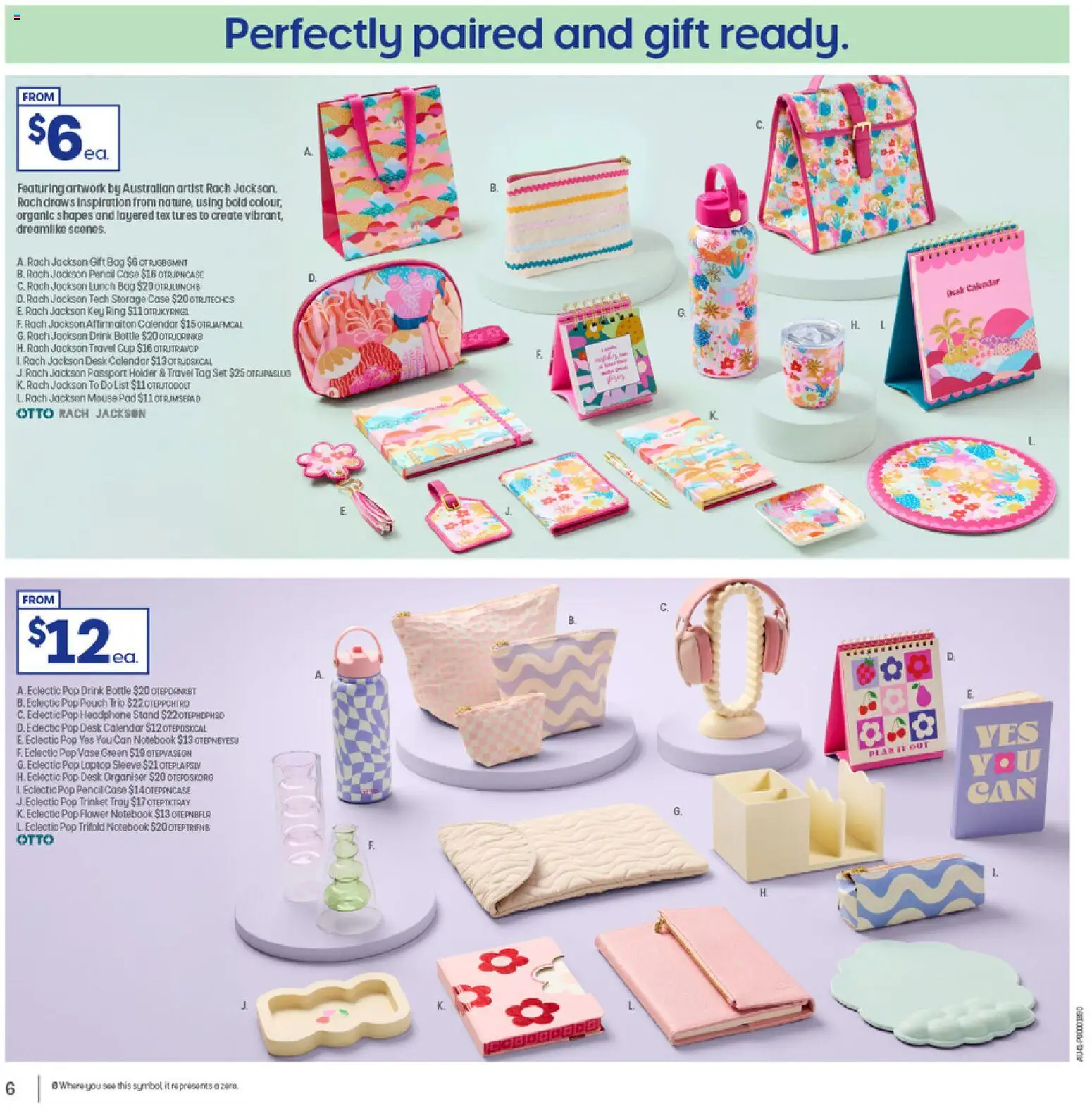 Officeworks catalogue - valid from 04.12.2025 | Page: 6 | Products: Desk, Mouse, Bag, Pencil