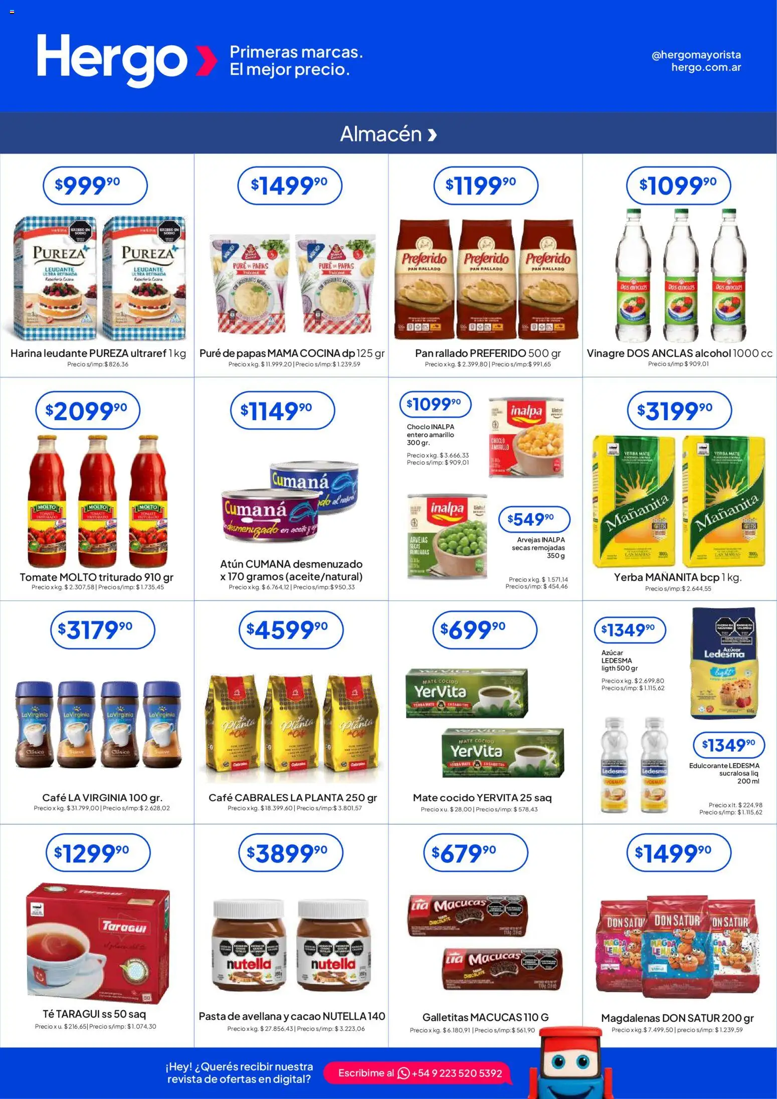Hergo catálogo │ válido desde el 25.02.2026 | Página: 2 | Productos: Edulcorante, Cacao, Planta, Pan rallado