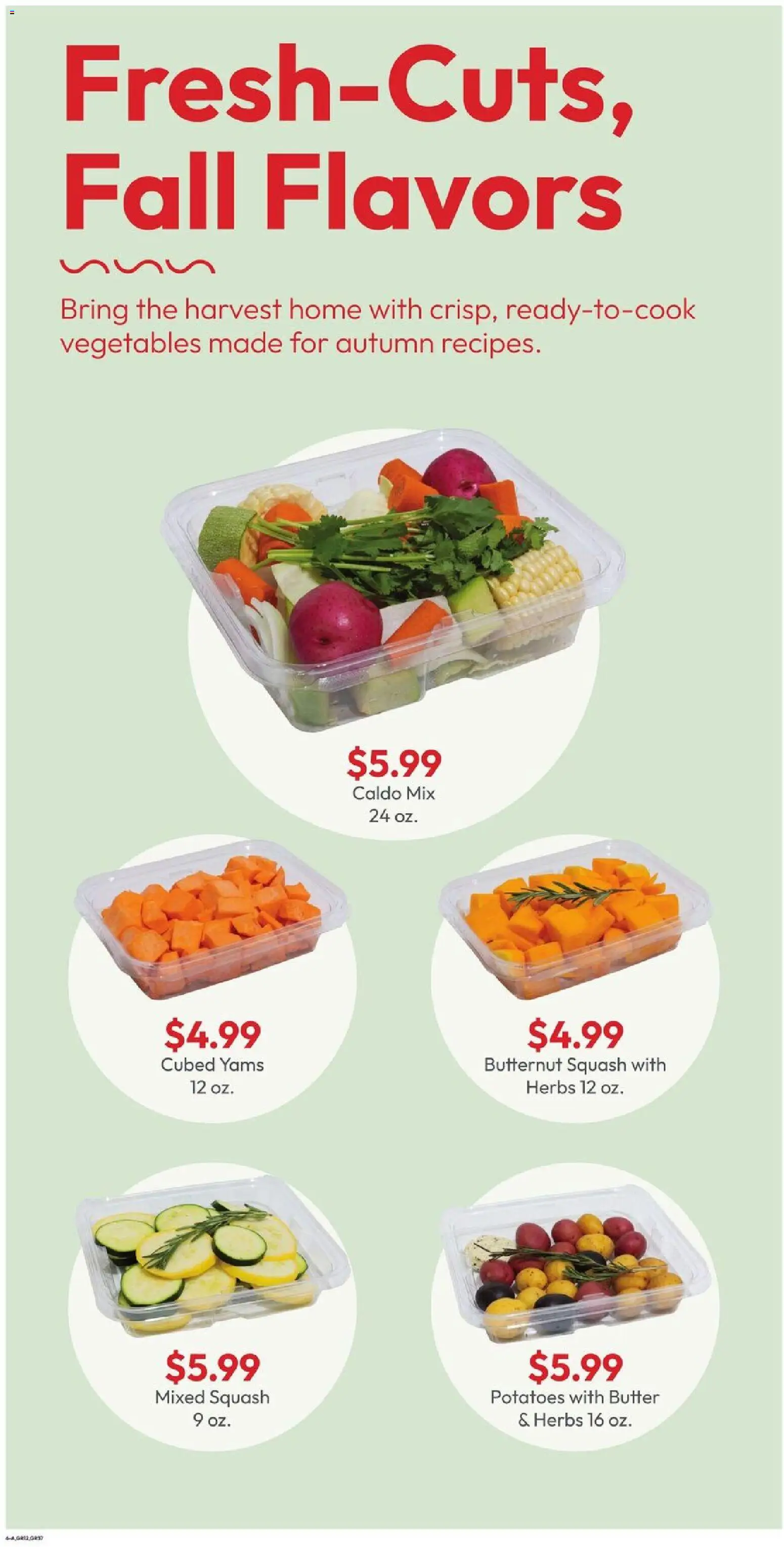Stater Bros Weekly Ad - valid from 12.11.2025 | Page: 6 | Products: Squash, Butter, Potatoes, Vegetables