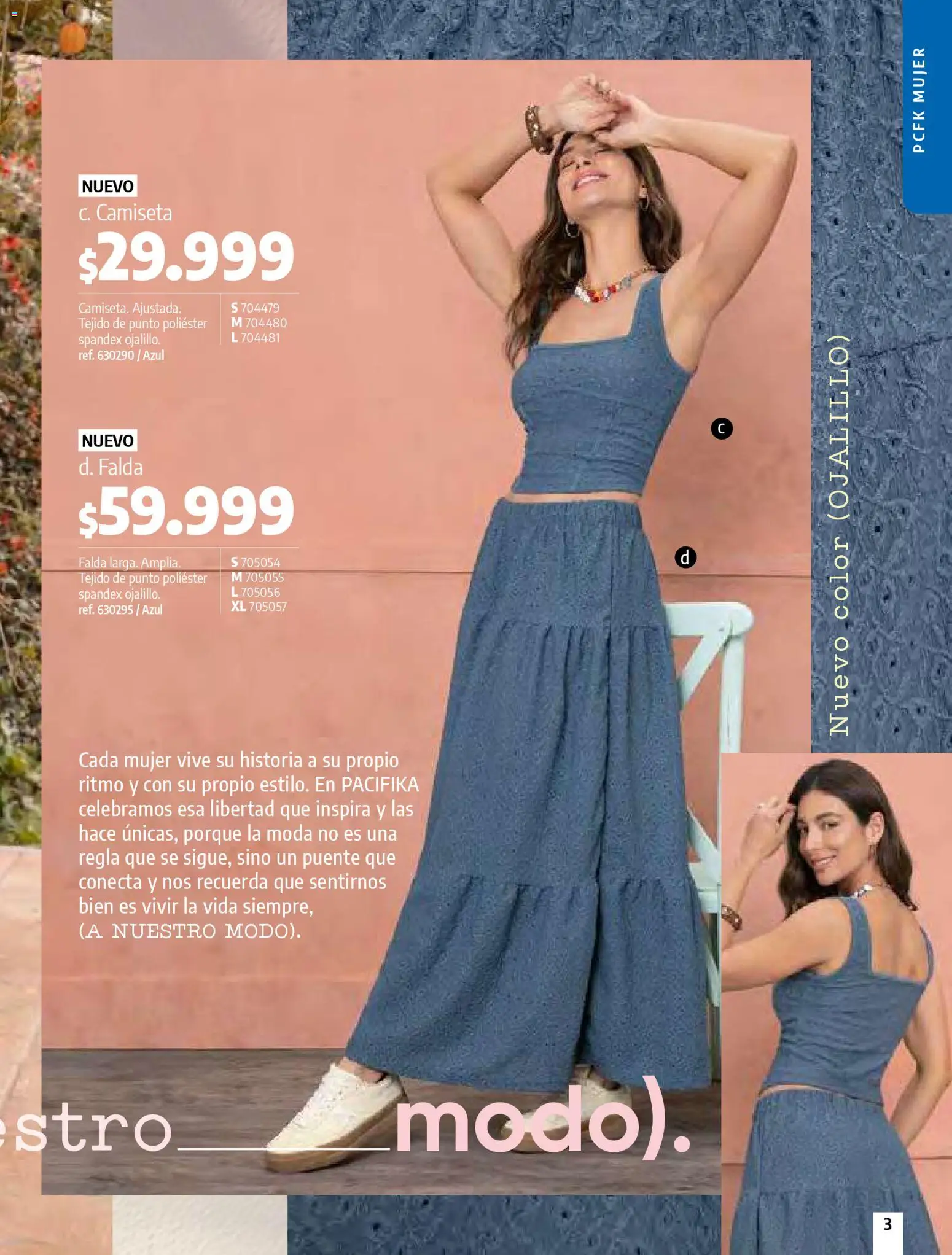 Pacifika revista - valida desde el 01.04.2026 | Página: 3 | Productos: Falda, Camiseta