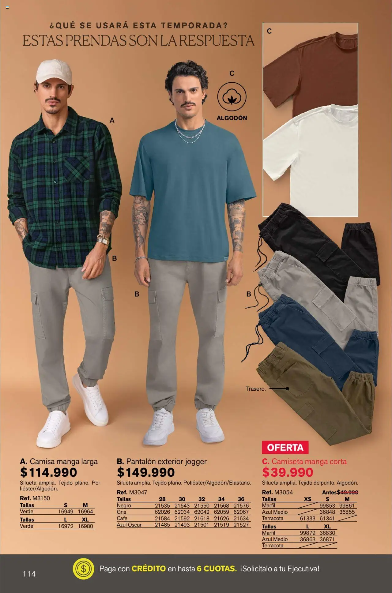 Leonisa revista - valida desde el 04.08.2025 | Página: 114 | Productos: Algodón, Camiseta, Camisa, Café