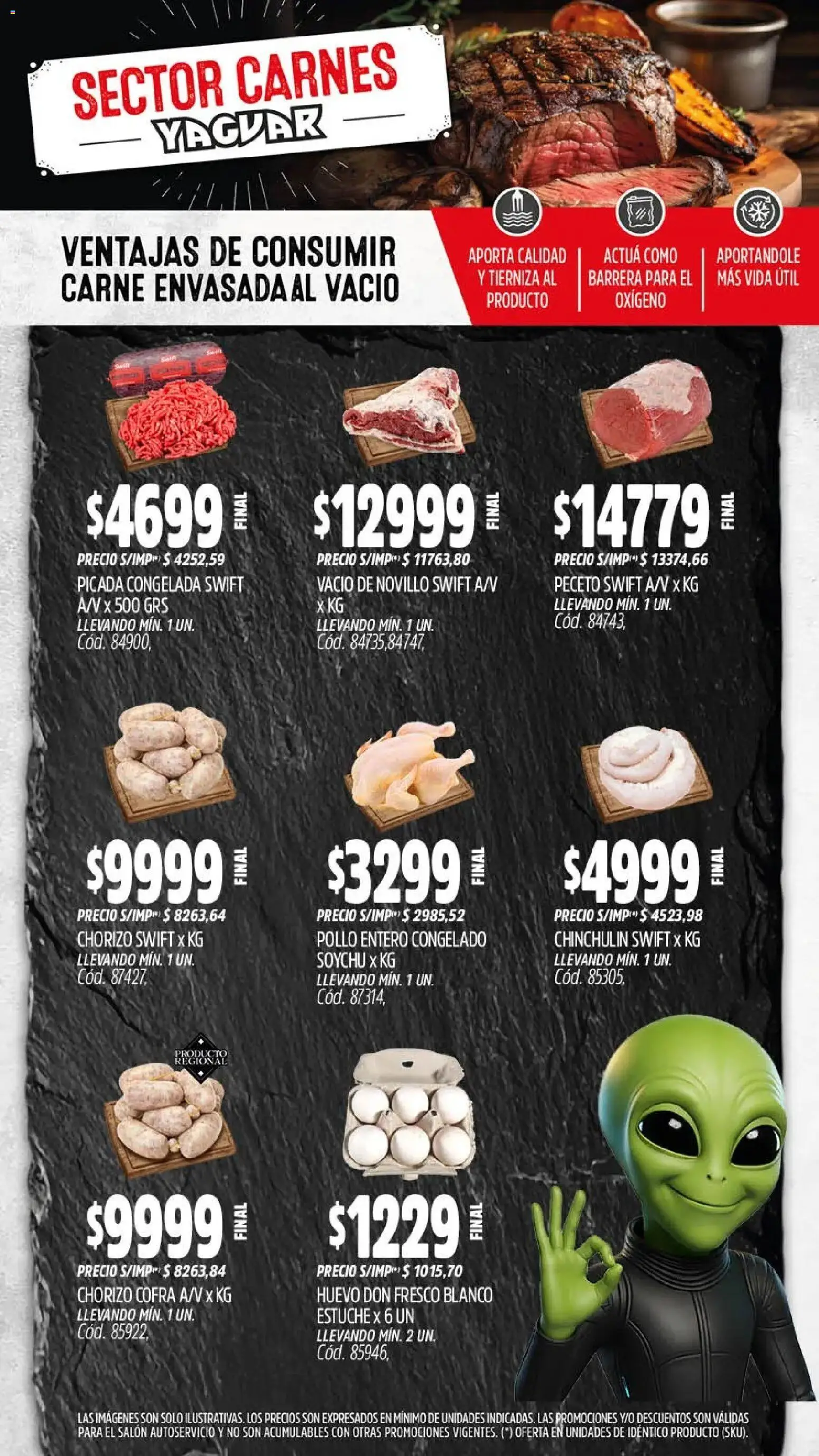 Yaguar - Oferta Semanal Misiones │ válido desde el 02.03.2026 | Página: 4 | Productos: Pollo, Huevo, Estuche, Chorizo