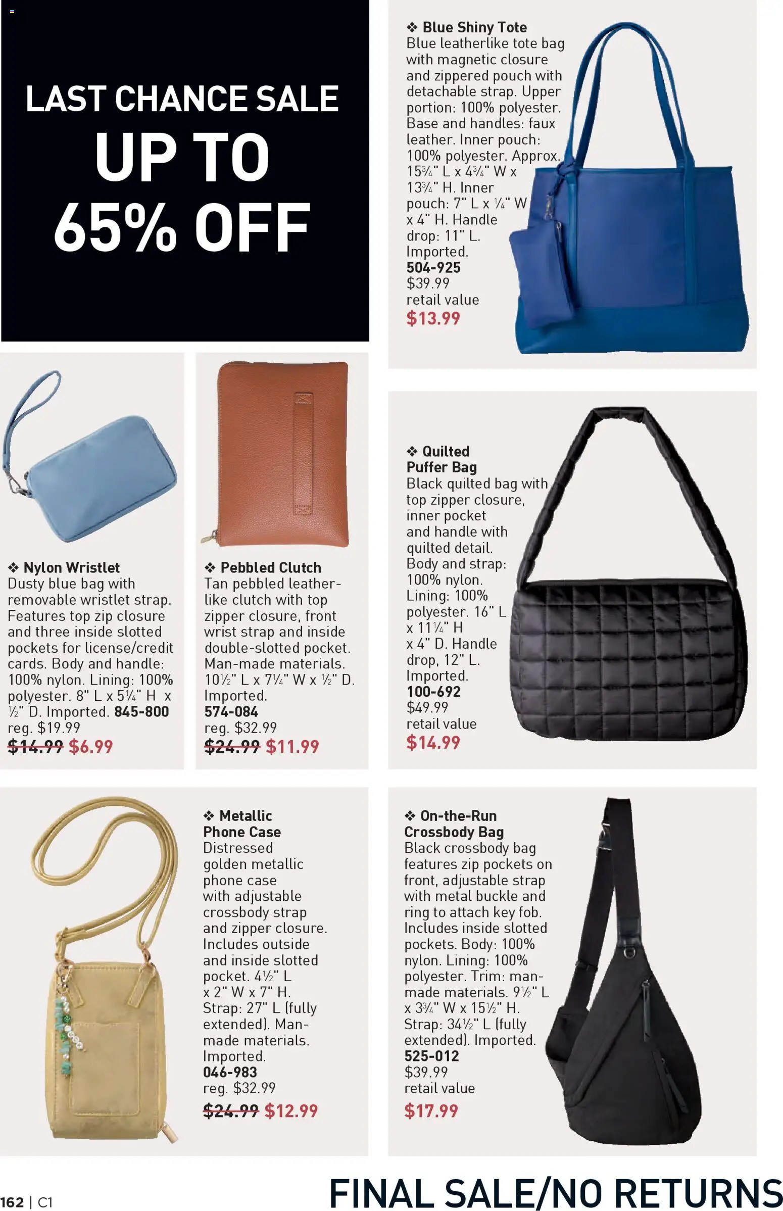 Avon Brochure - valid from 31.12.2025 | Page: 162 | Products: Ring, Phone, Case, Bag