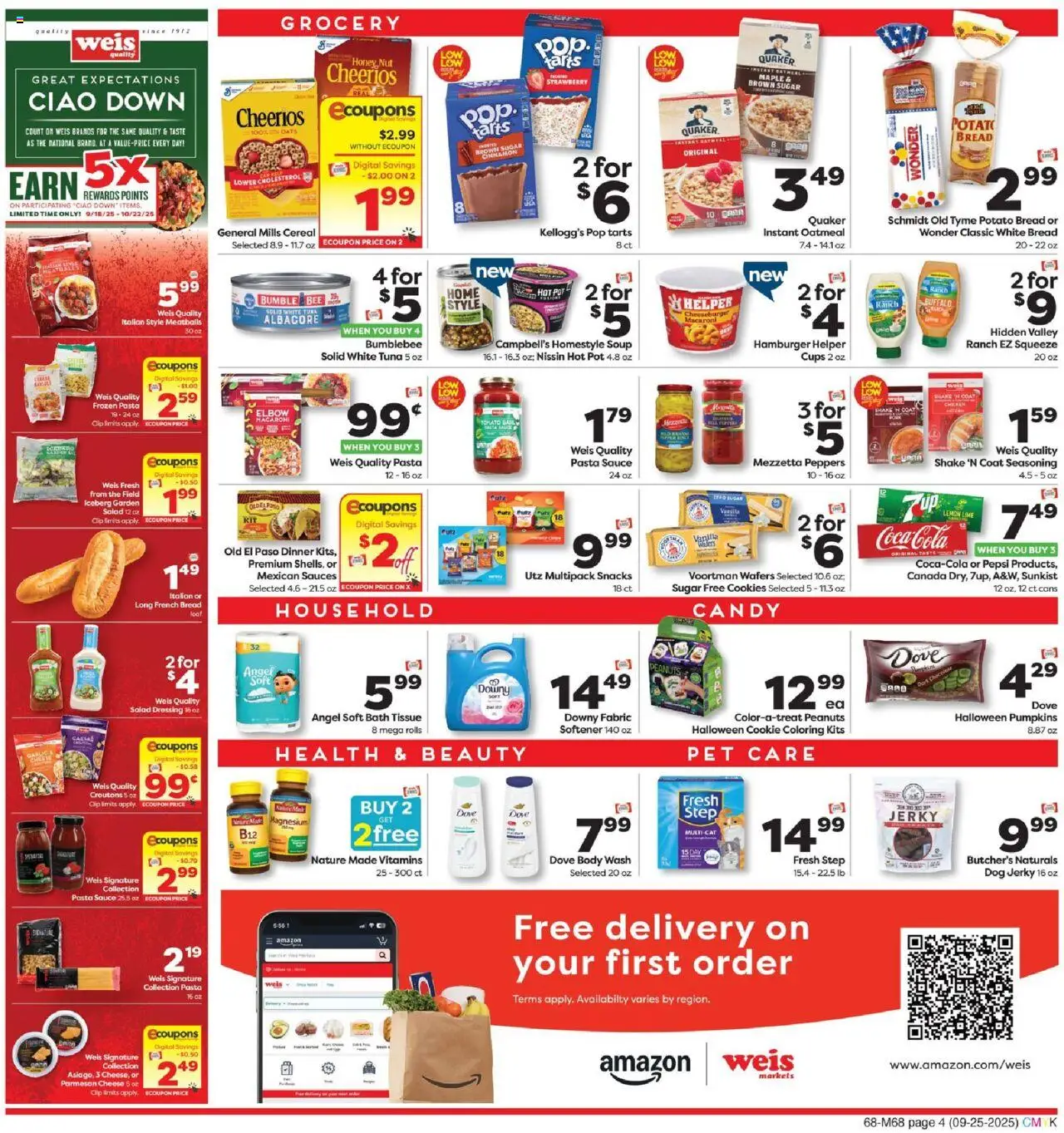 Weis Grand Opening - valid from 25.09.2025 | Page: 8 | Products: Peppers, Clip, Body Wash, Lime