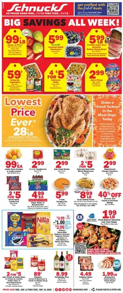 Preview of Schnucks weekly ads valid from 12.11.2025