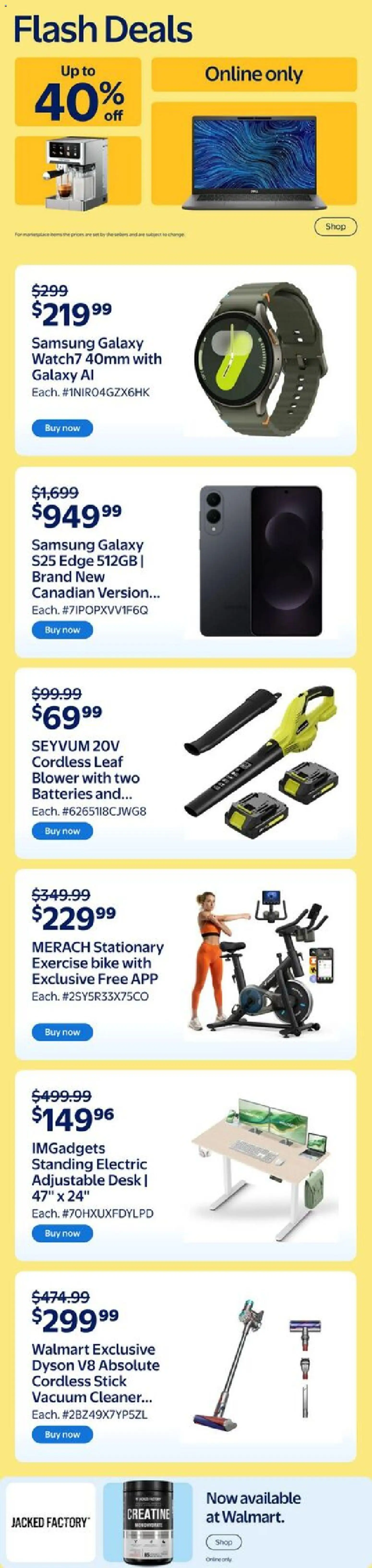 Walmart flyer valid from 23.10.2025 | Page: 9 | Products: Vacuum cleaner
