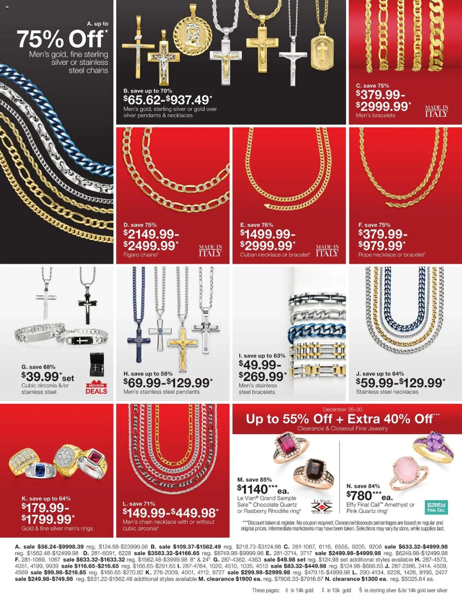 JCPenney After-Christmas Jewelry Sale - valid from 26.12.2025 | Page: 14 | Products: Chocolate, Bow