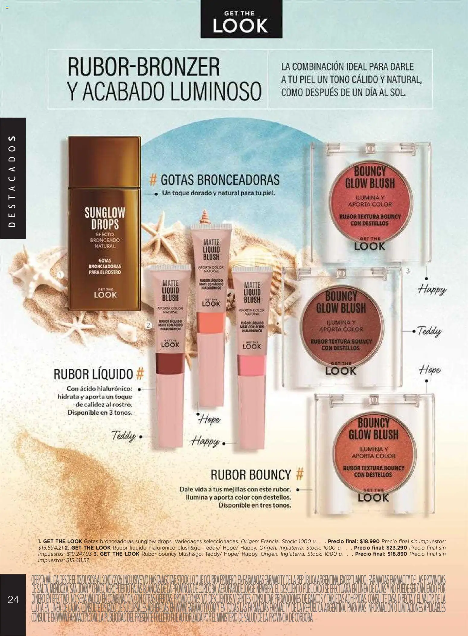 Farmacity catálogo │ válido desde el 02.01.2026 | Página: 24 | Productos: Mate, Rubor