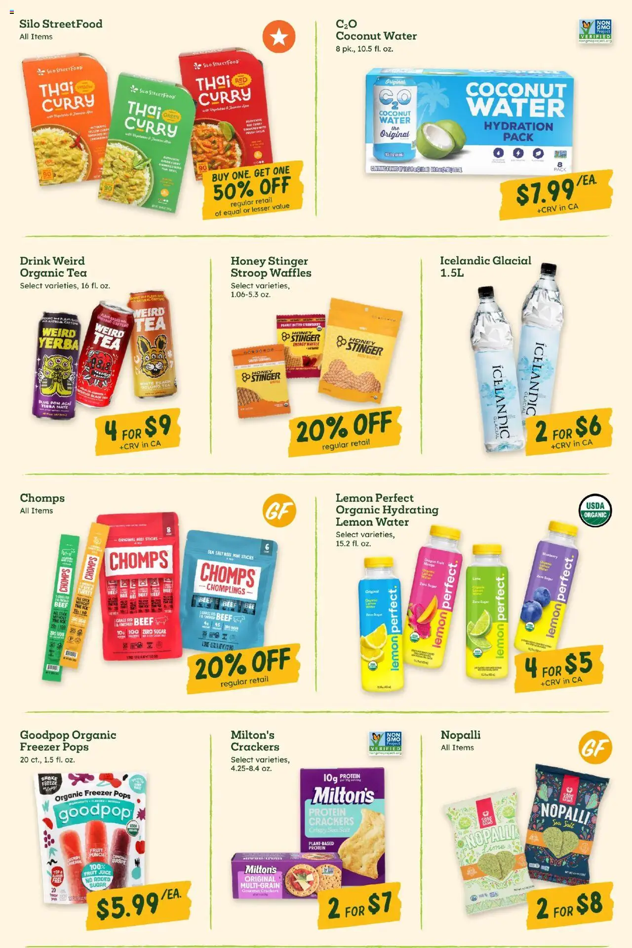 Sprouts Monthly Ad - valid from 31.07.2025 | Page: 15 | Products: Butter, Juice, Salt, Sugar