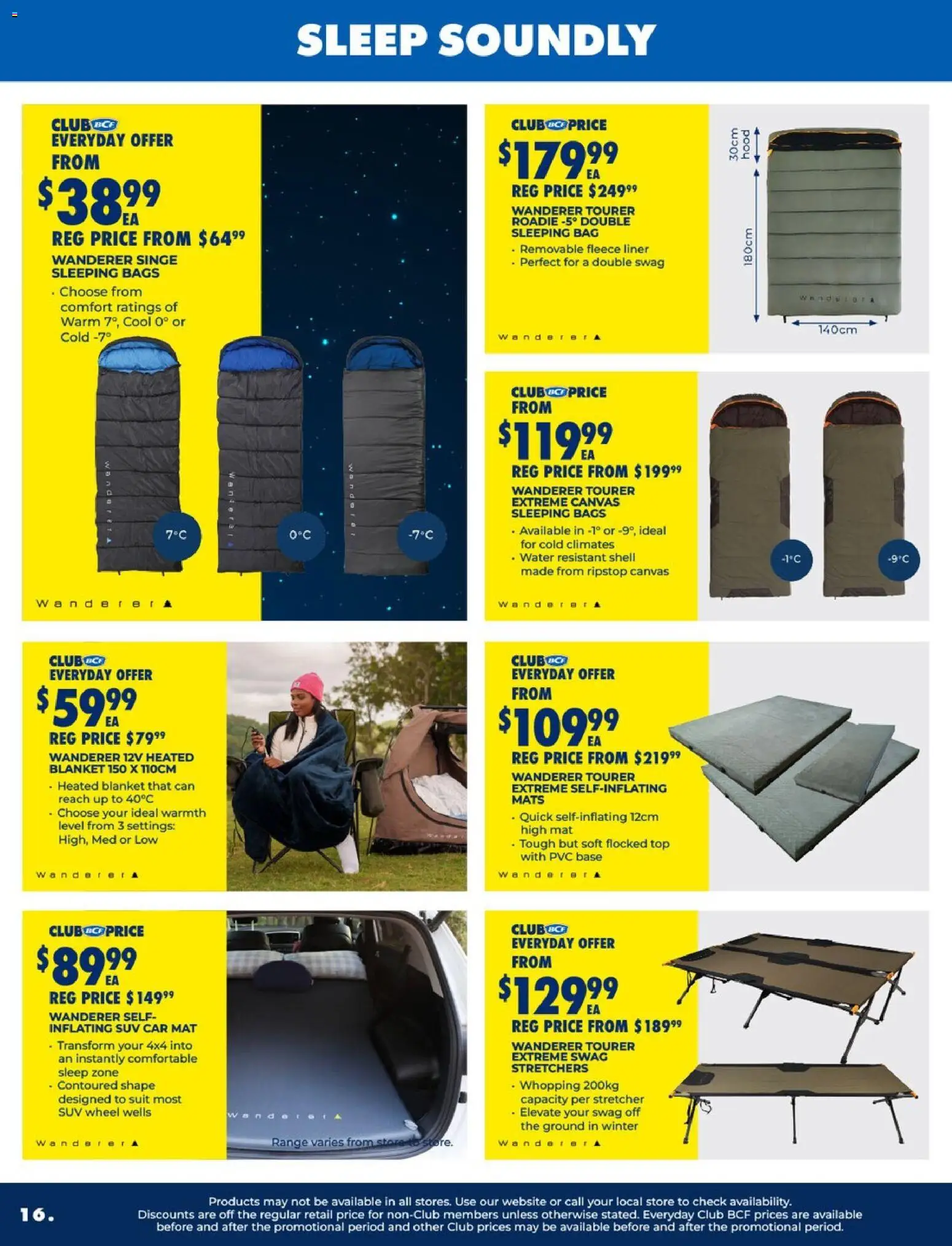 BCF catalogue - valid from 28.04.2026 | Page: 16 | Products: Water, Suit, Bag, Blanket