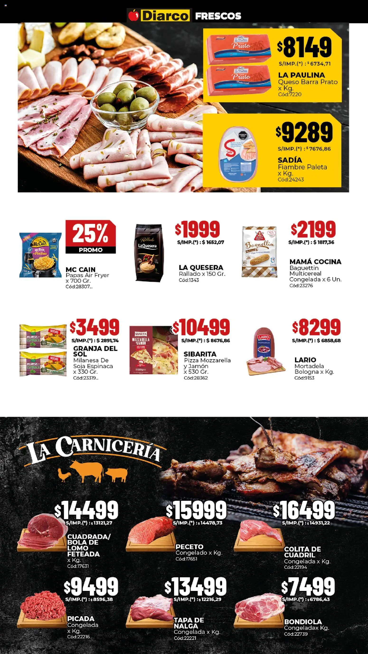 Diarco - Ofertas │ válido desde el 02.02.2026 | Página: 10 | Productos: Cocina, Queso, Jamón, Pizza