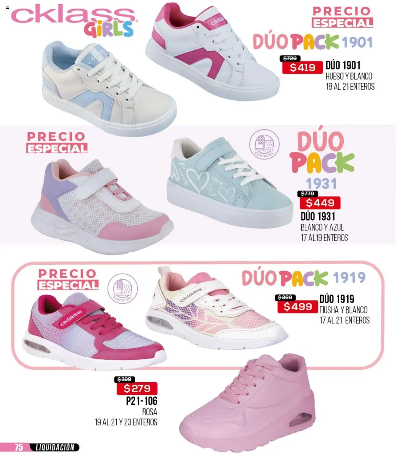 Nuevas ofertas de Cklass válidas en toda la República Mexicana desde el 09.09.2025. ¡Encuentra las mejores ofertas en Cklass - Catálogo Liquidacion Calzado! | Página: 76