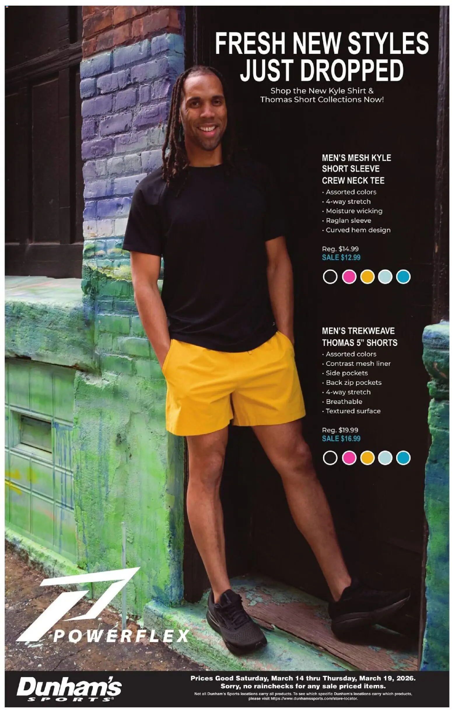 Dunham's Sports Weekly Ad - valid from 14.03.2026 | Page: 3 | Products: Shirt, Shorts