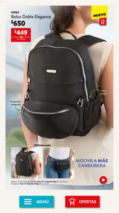 Vista previa de Betterware campaña 12 2025, nuevo folleto de la tienda, válido en México a partir del 01.12.2025 | Página: 5 | Productos: Bolso, Mochila, Cangurera